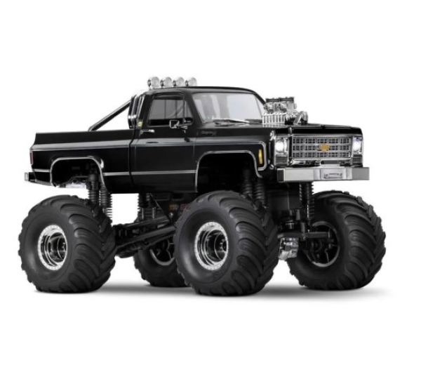 TRX98064-1-BLK TRX-4MT CHEVY K10 4X4 SCHWARZ 1/18 MONSTER-TRUCK RTR BRUSHED